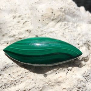 Genuine Malachite Loose Gemstone